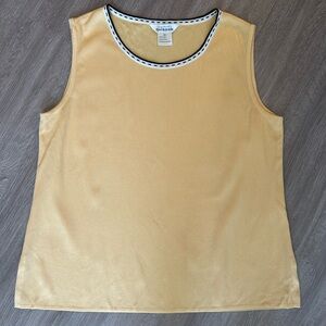 Misook Yellow Top Size XL